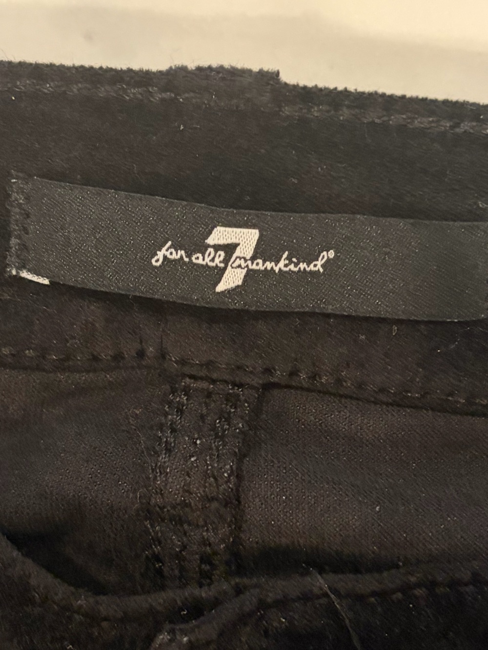 Black Velvet 7 For All Mankind Slim Pants - Picture 3 of 4